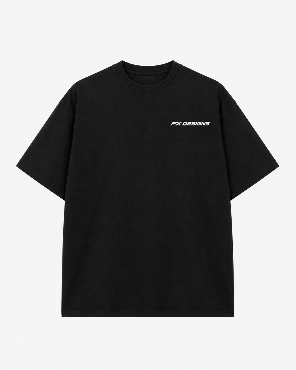 Black Oversized FX Designs T-Shirt